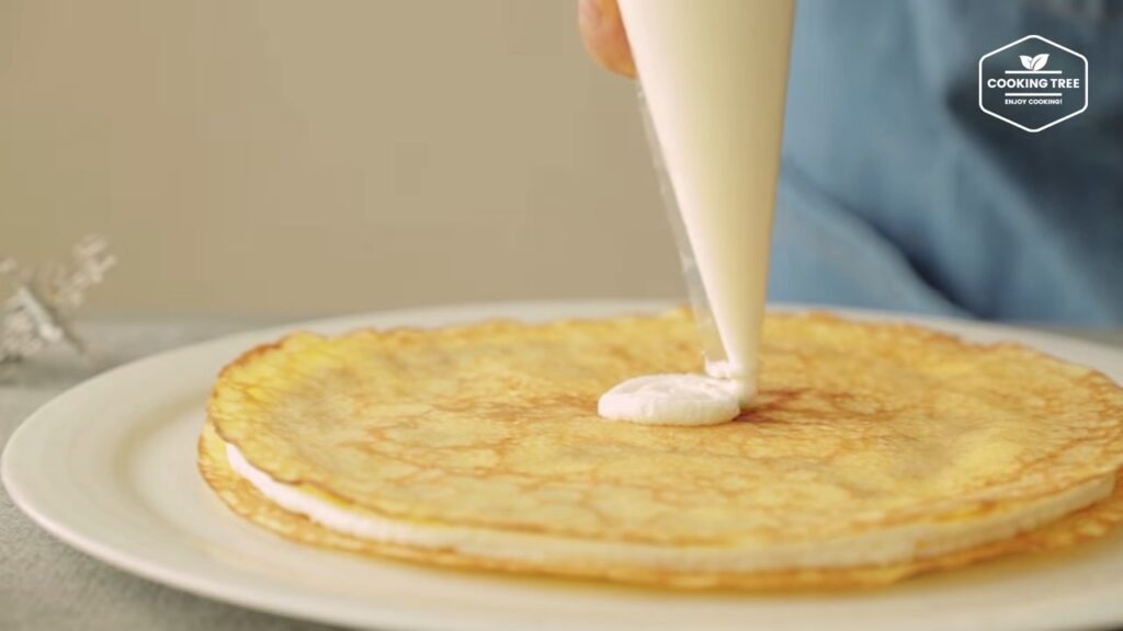 White Chocolate Crepe Cake Recipe