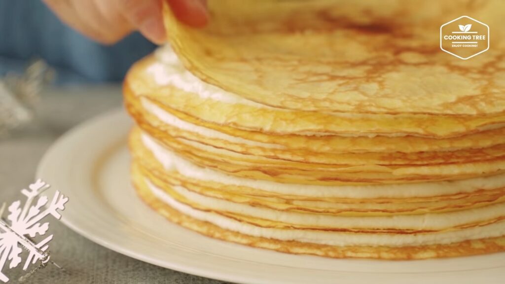 White Chocolate Crepe Cake Recipe