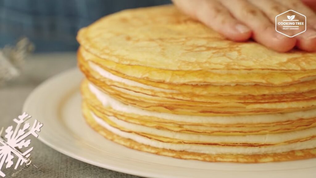 White Chocolate Crepe Cake Recipe