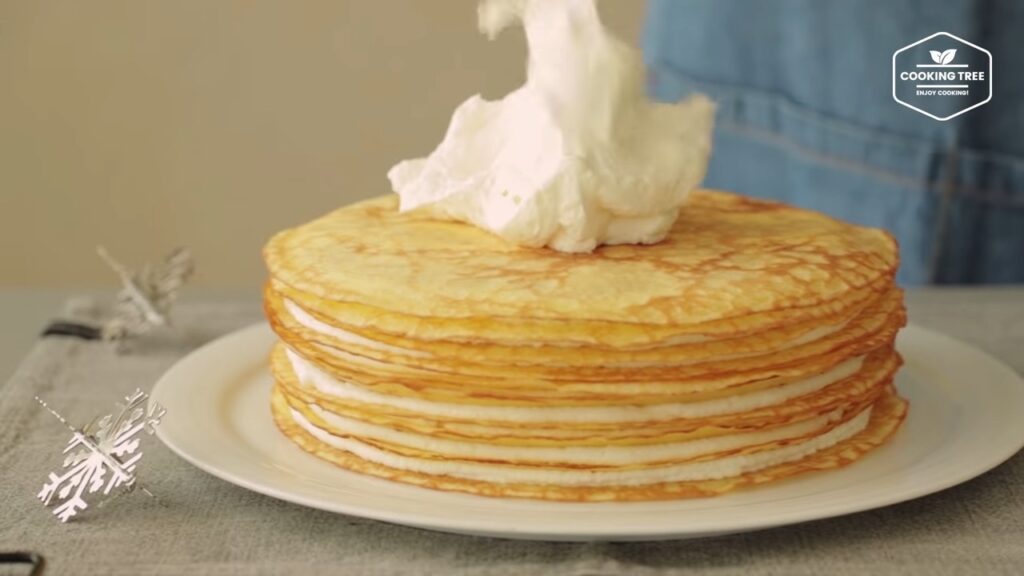 White Chocolate Crepe Cake Recipe