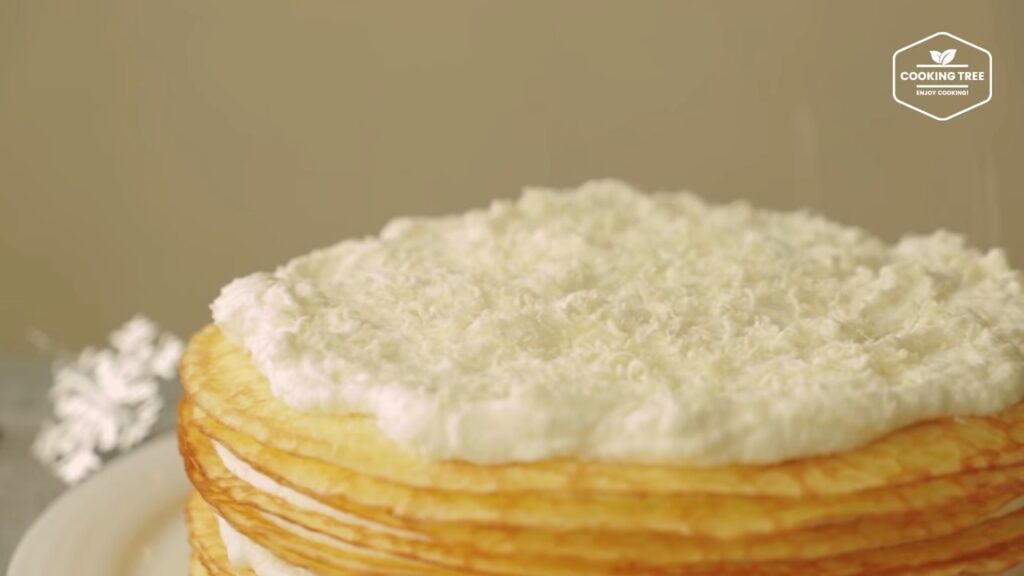 White Chocolate Crepe Cake Recipe