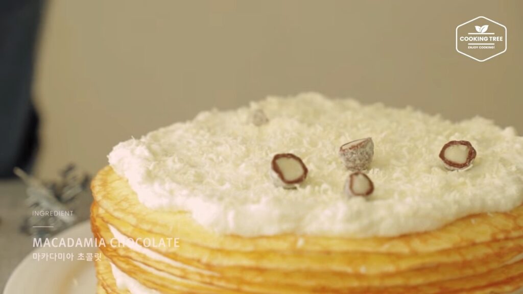 White Chocolate Crepe Cake Recipe