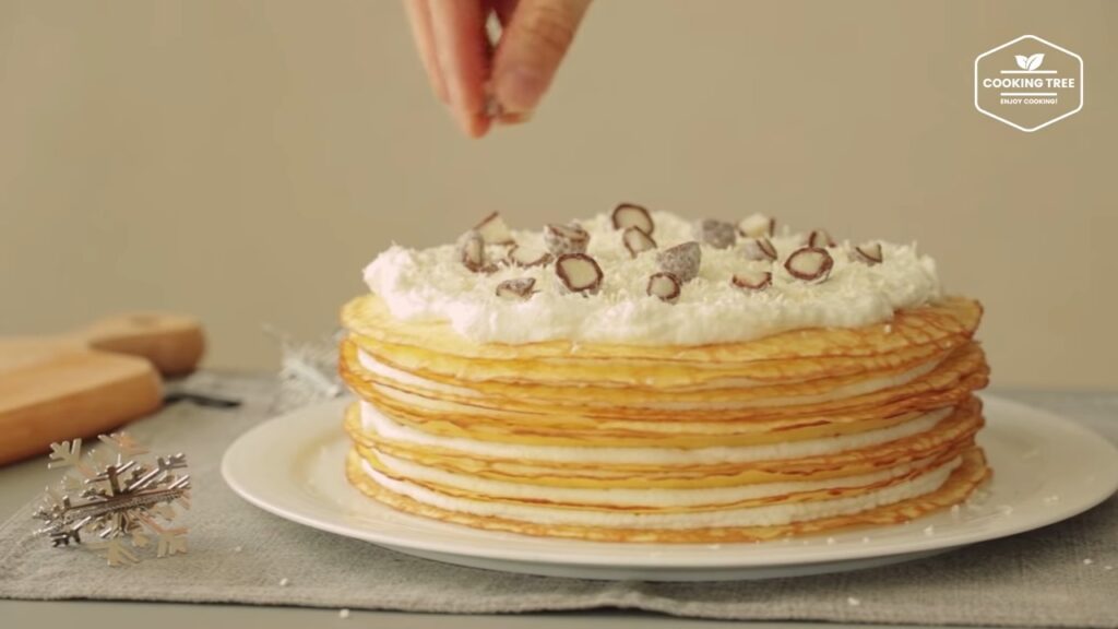 White Chocolate Crepe Cake Recipe