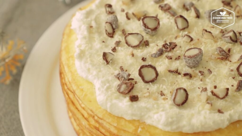 White Chocolate Crepe Cake Recipe