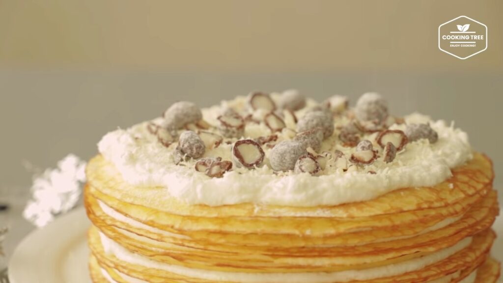 White Chocolate Crepe Cake Recipe