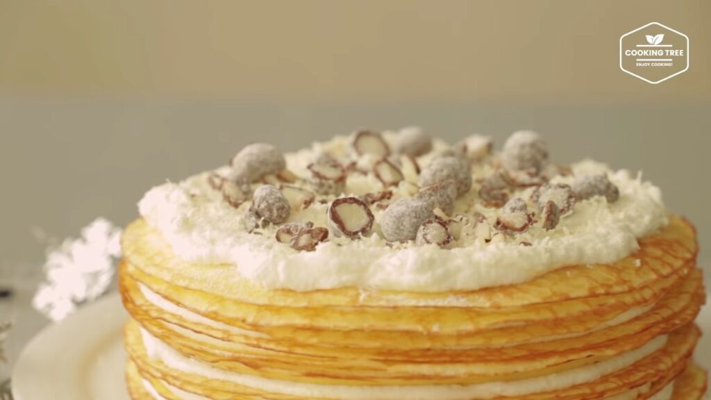 White Chocolate Crepe Cake Recipe