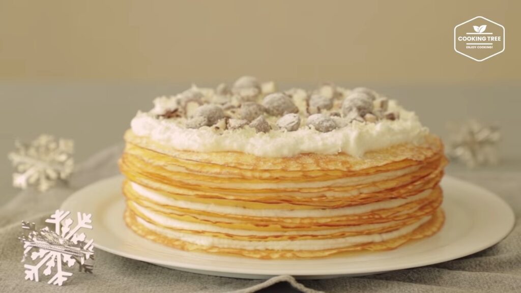 White Chocolate Crepe Cake Recipe