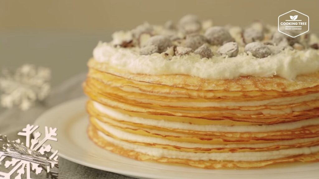 White Chocolate Crepe Cake Recipe