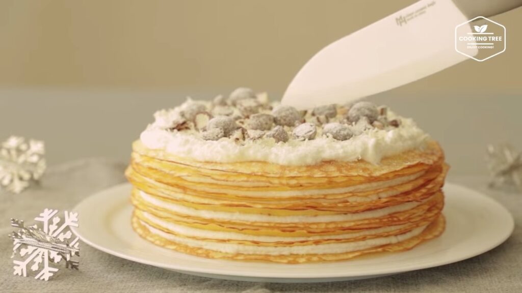 White Chocolate Crepe Cake Recipe