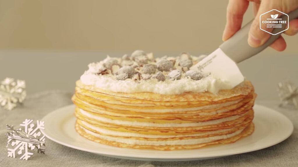 White Chocolate Crepe Cake Recipe