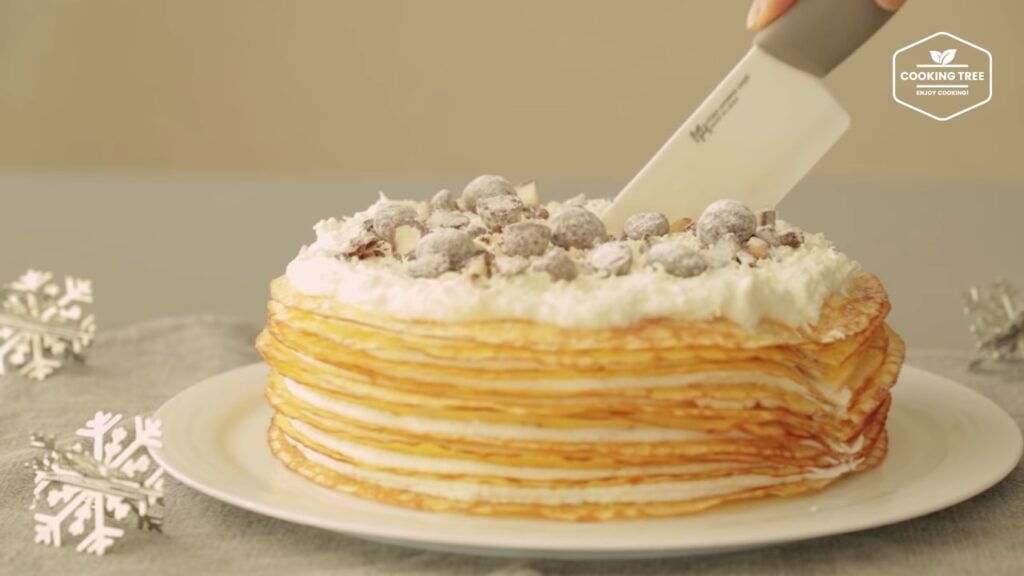 White Chocolate Crepe Cake Recipe