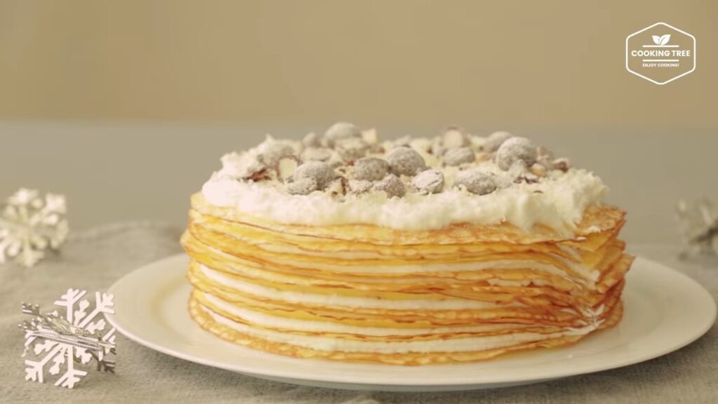 White Chocolate Crepe Cake Recipe