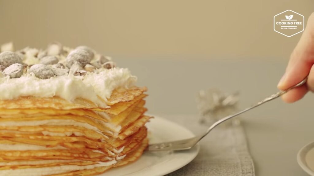 White Chocolate Crepe Cake Recipe