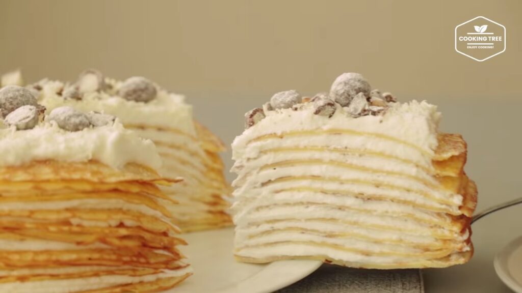 White Chocolate Crepe Cake Recipe