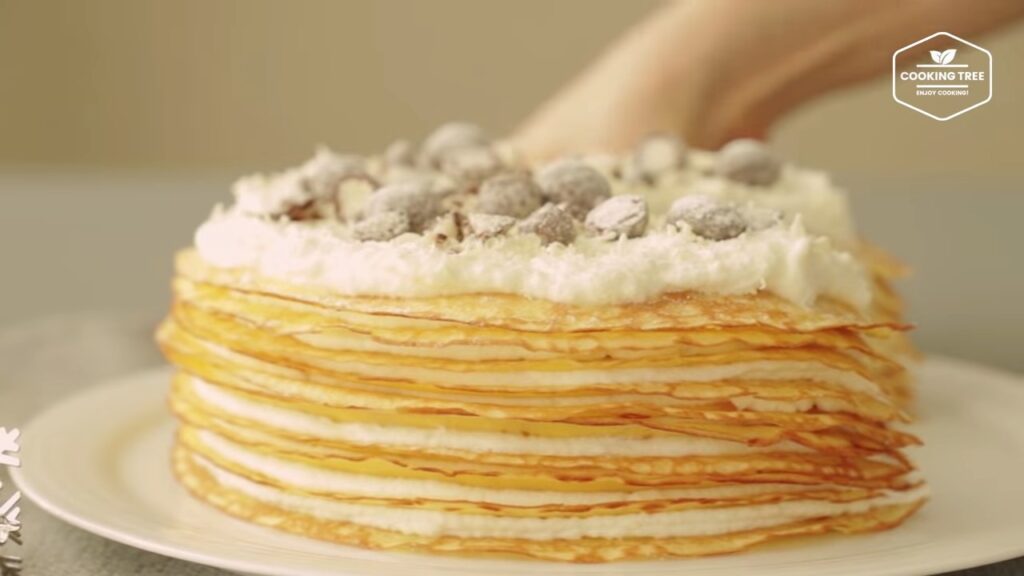 White Chocolate Crepe Cake Recipe