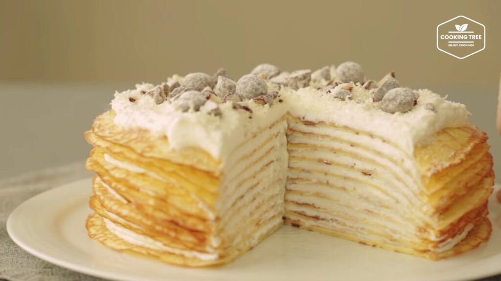 White Chocolate Crepe Cake Recipe