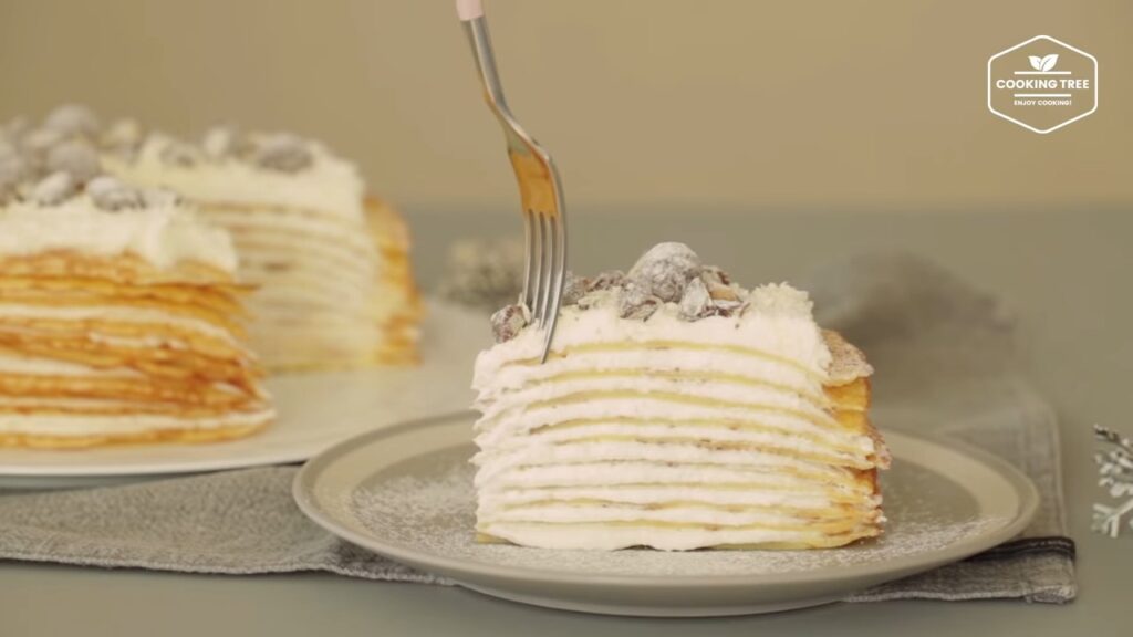 White Chocolate Crepe Cake Recipe