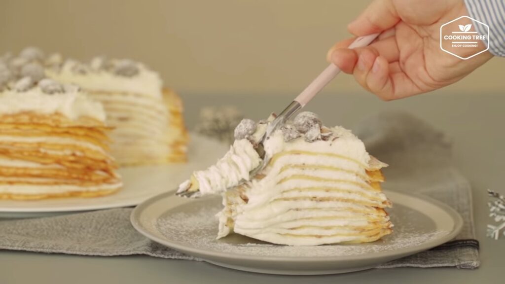 White Chocolate Crepe Cake Recipe