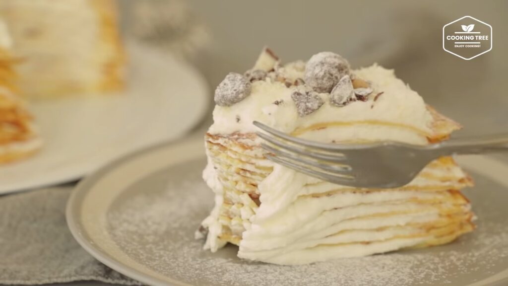White Chocolate Crepe Cake Recipe