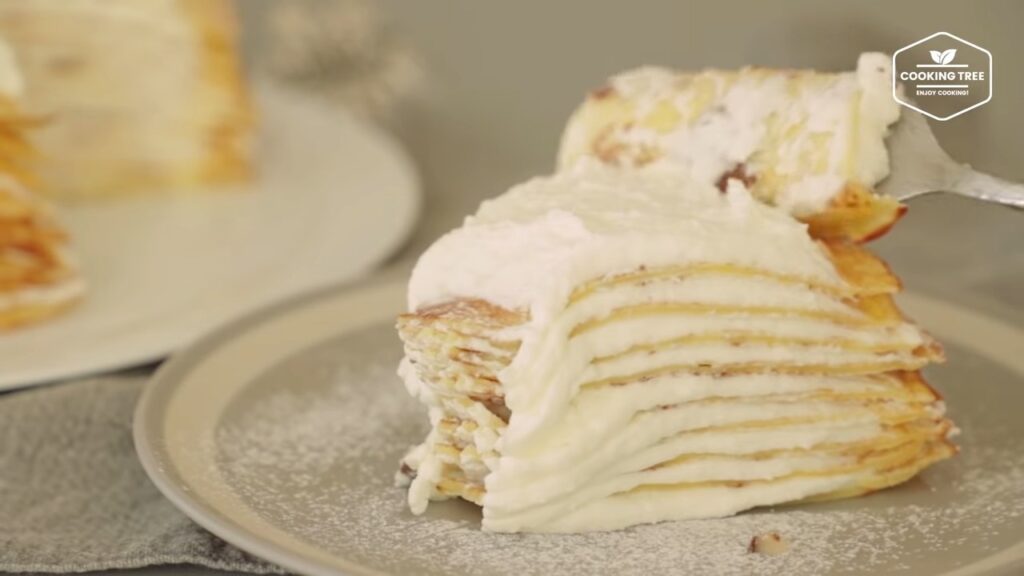 White Chocolate Crepe Cake Recipe