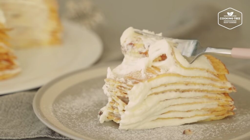 White Chocolate Crepe Cake Recipe