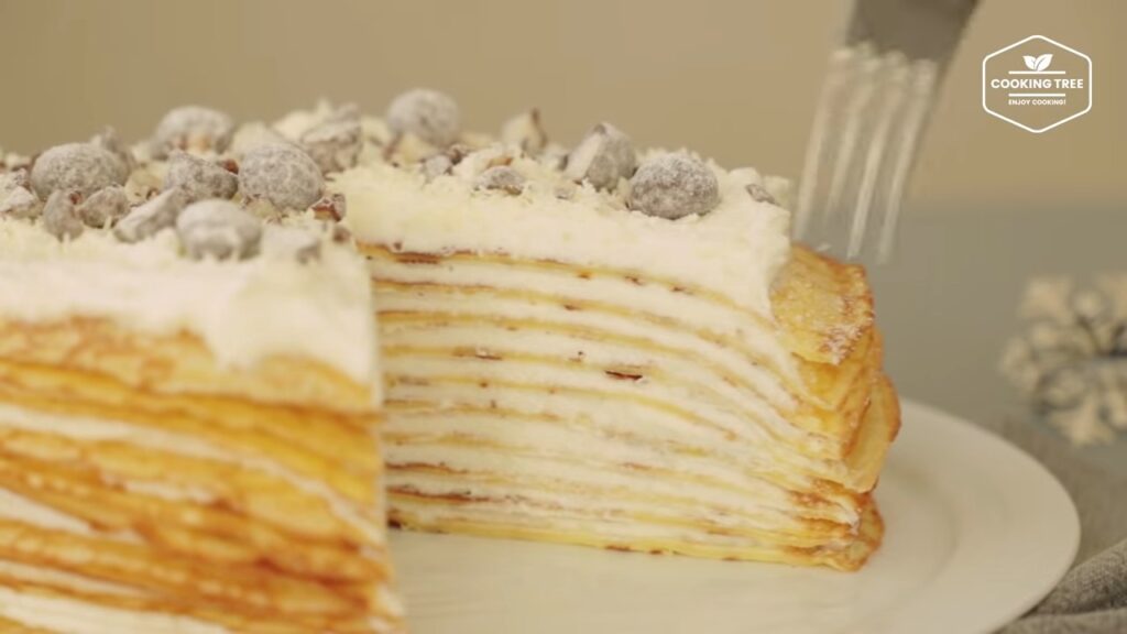White Chocolate Crepe Cake Recipe