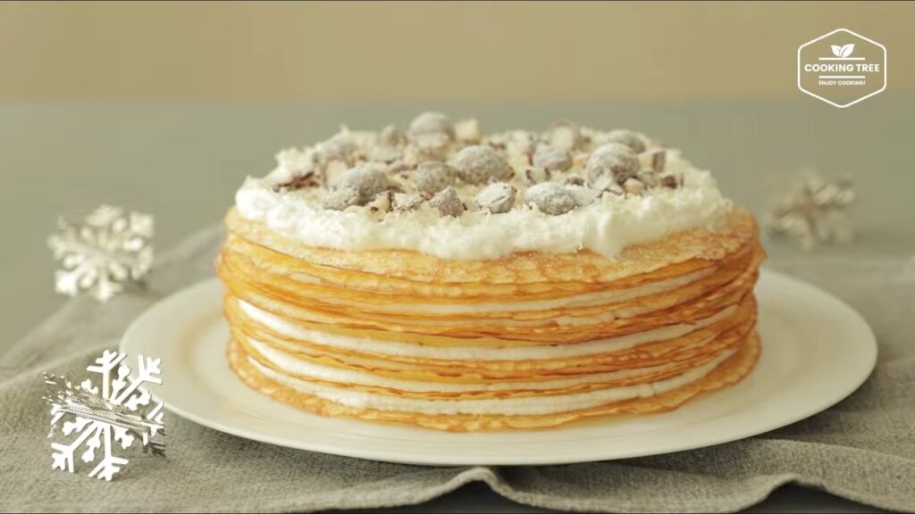 White Chocolate Crepe Cake Recipe