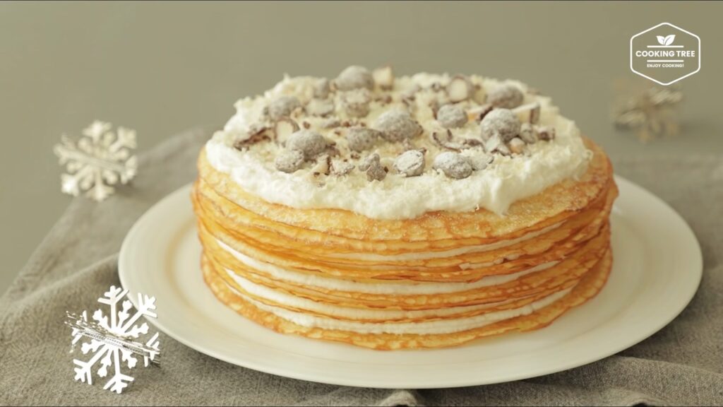 White Chocolate Crepe Cake Recipe