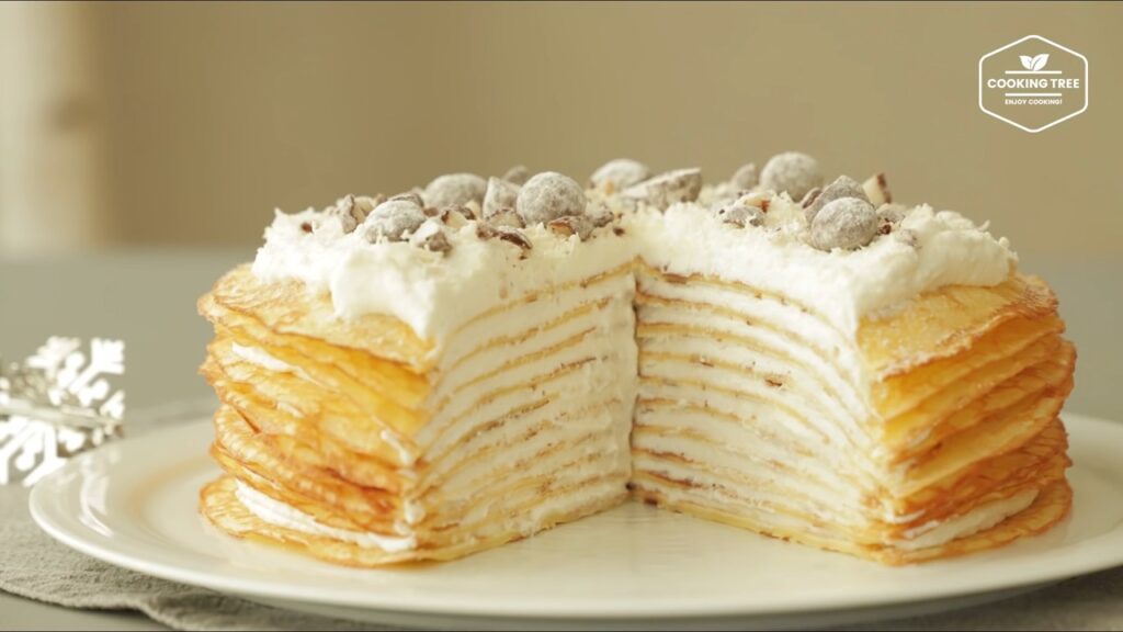 White Chocolate Crepe Cake Recipe