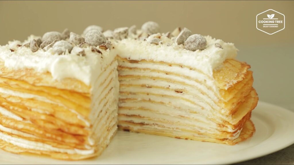 White Chocolate Crepe Cake Recipe