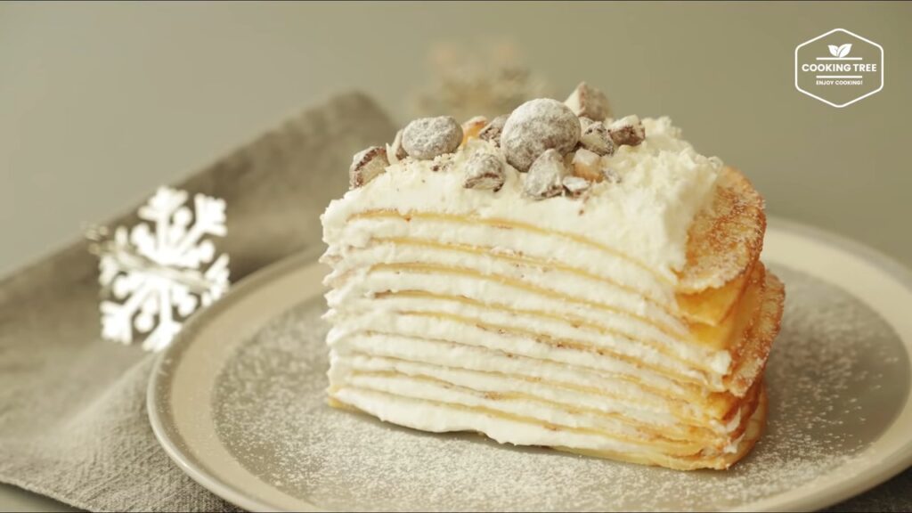 White Chocolate Crepe Cake Recipe