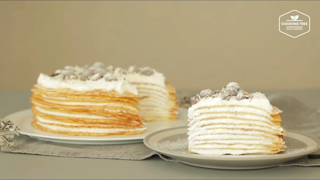 White Chocolate Crepe Cake Recipe
