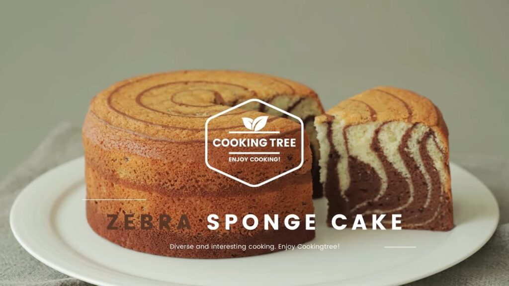 Zebra Sponge Cake Recipe