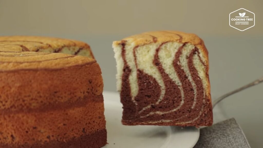 Zebra Sponge Cake Recipe