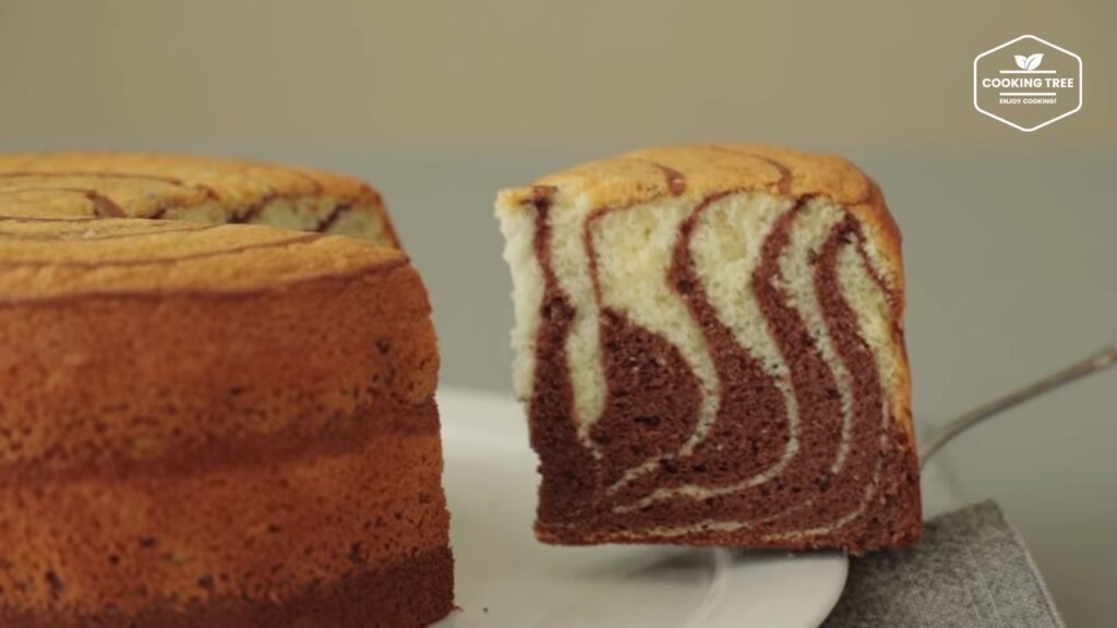 Zebra Sponge Cake Recipe