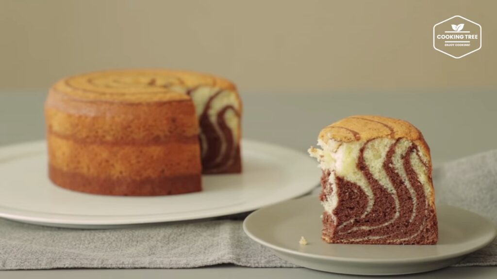 Zebra Sponge Cake Recipe