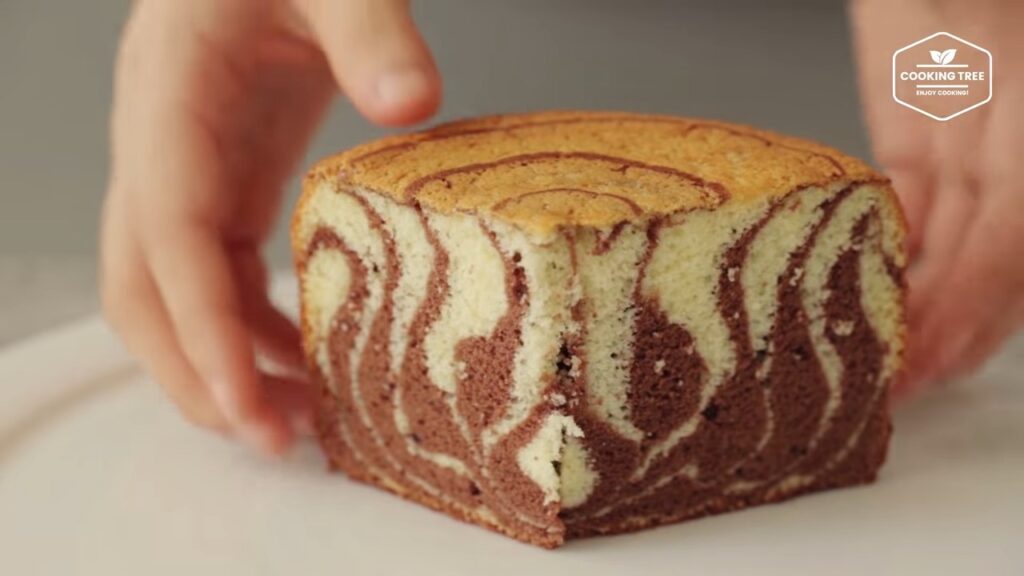 Zebra Sponge Cake Recipe