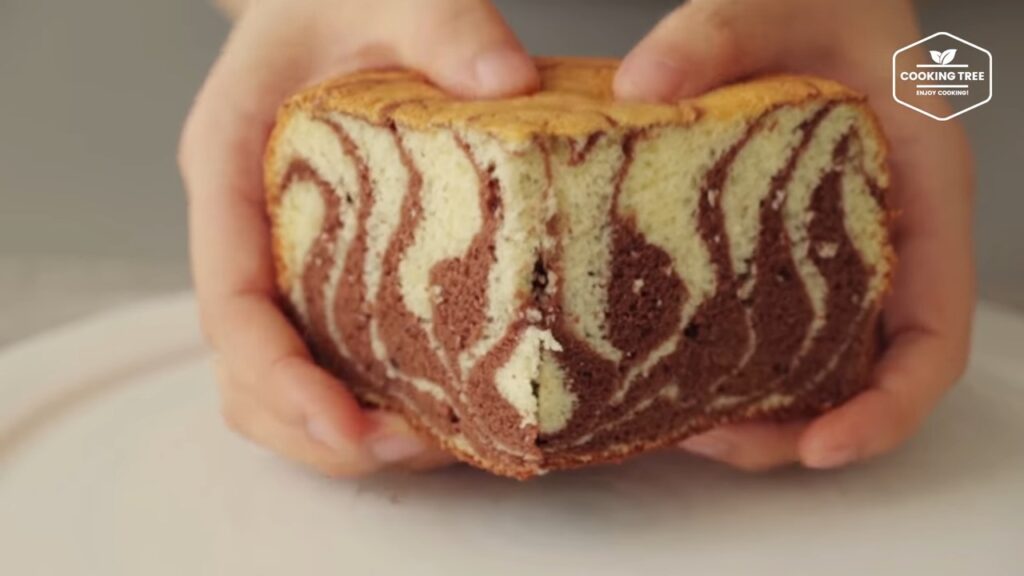 Zebra Sponge Cake Recipe