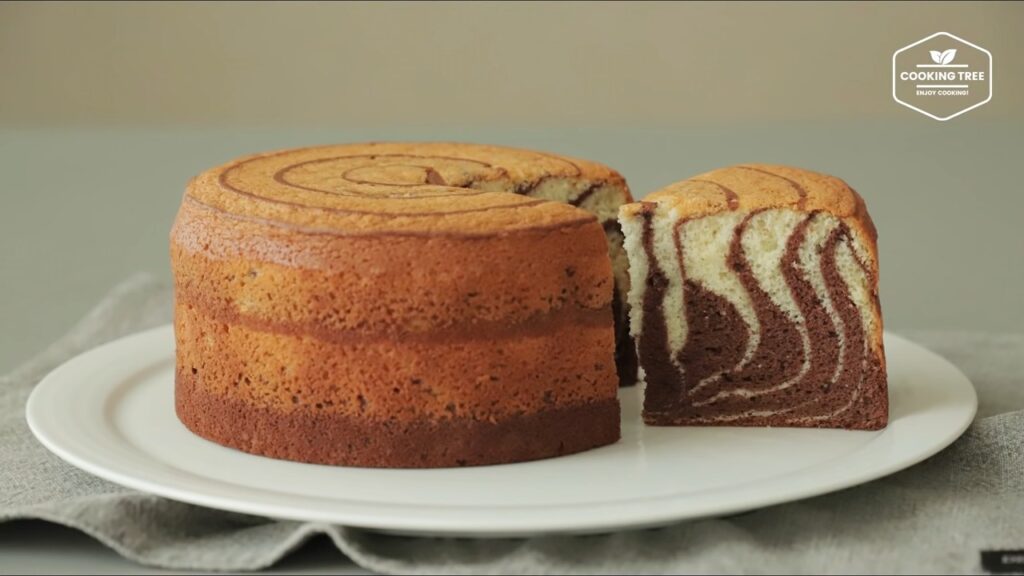 Zebra Sponge Cake Recipe