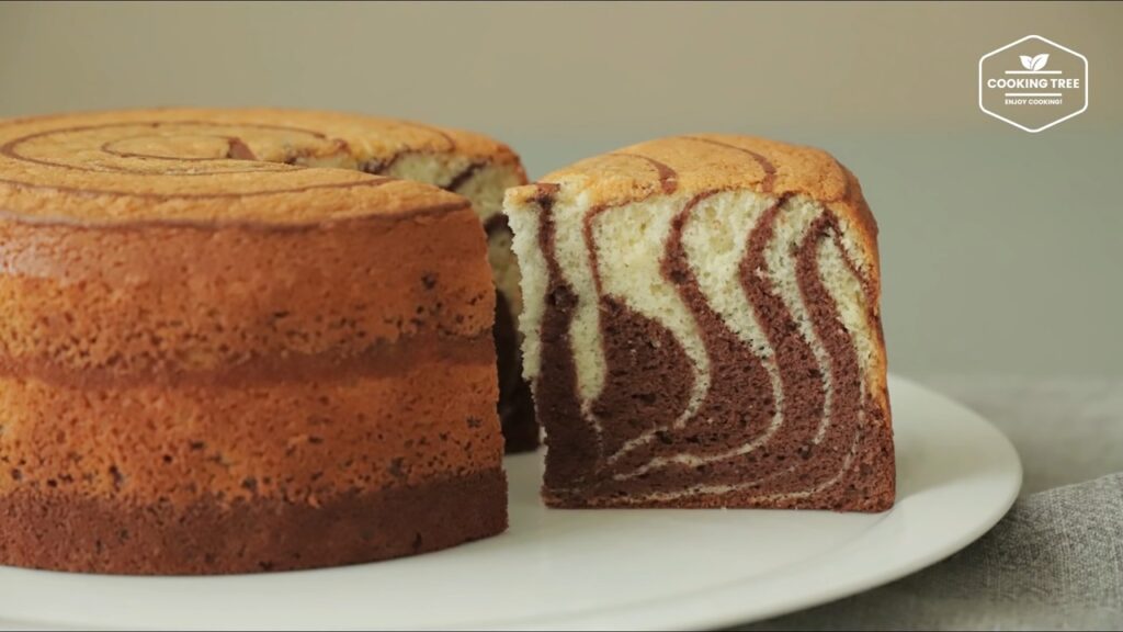 Zebra Sponge Cake Recipe