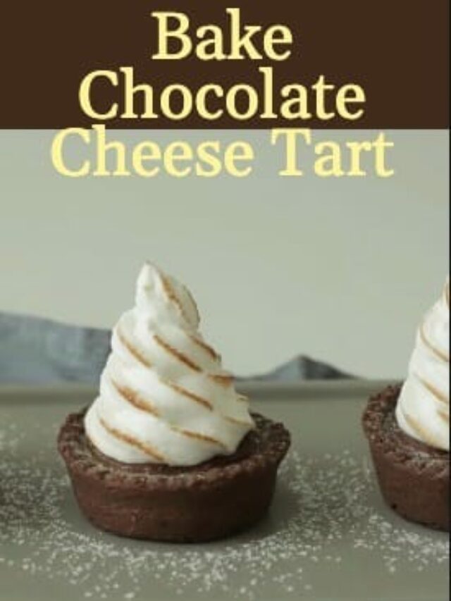 Bake Chocolate Cheese Tart Recipe Cooking Tree