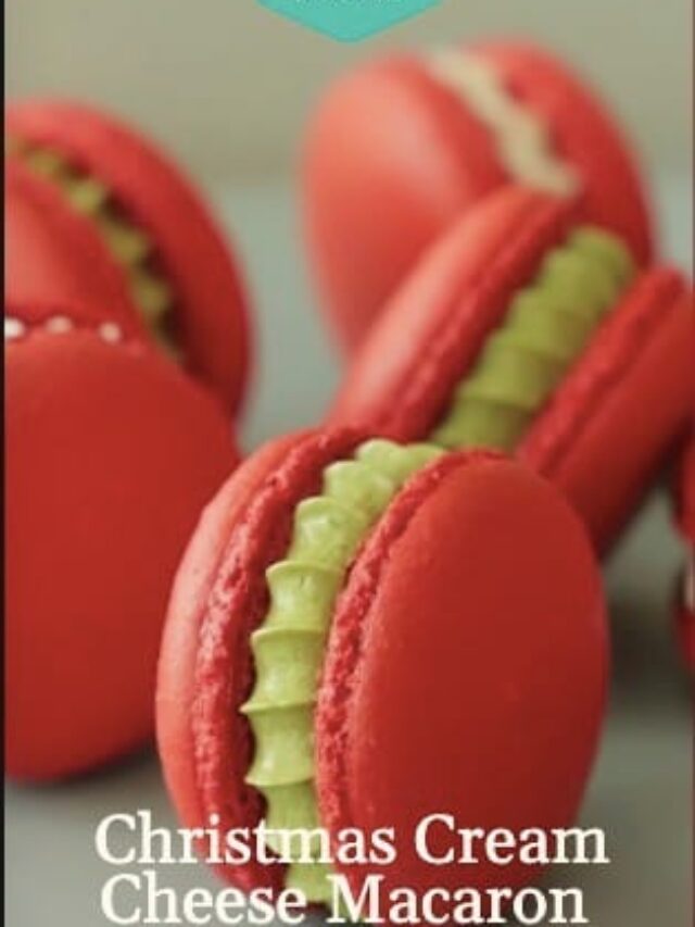 Christmas Cream Cheese Macaron Recipe - Cooking Tree