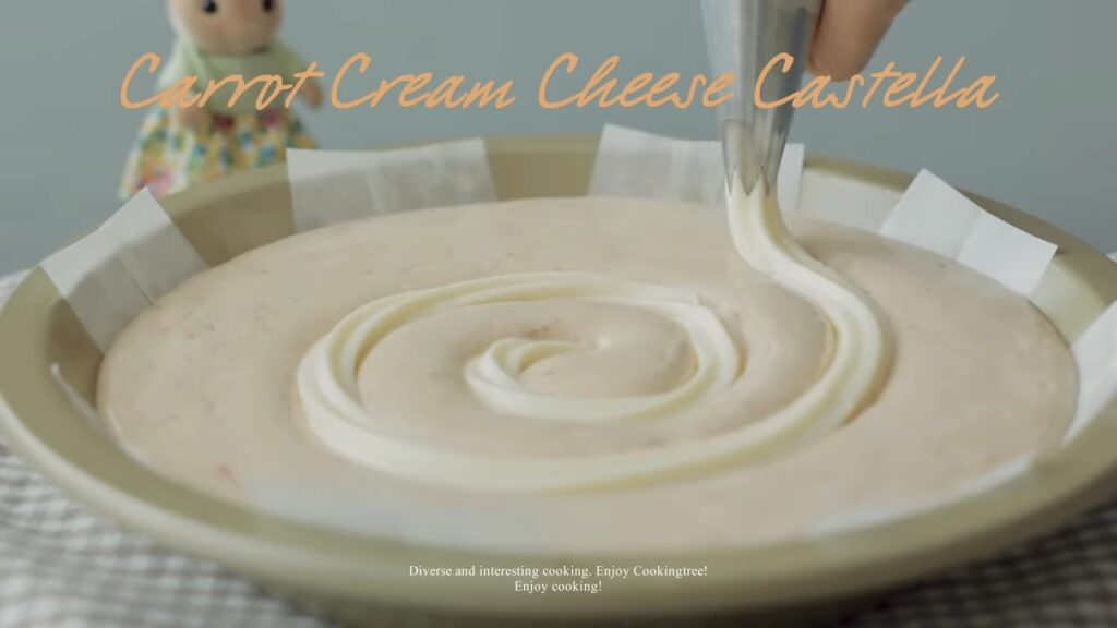 Carrot Cream Cheese Castella Recipe
