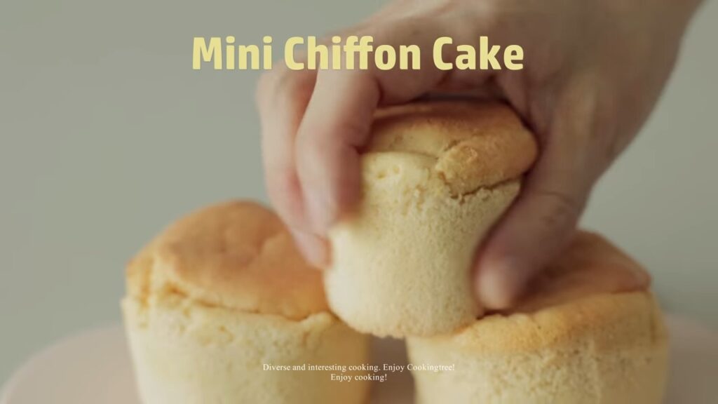 Chewy Mini Chiffon Cake Recipe