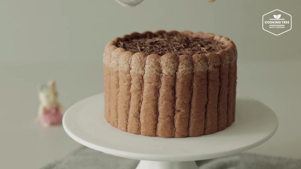 Triple Chocolate Charlotte Cake Recipe