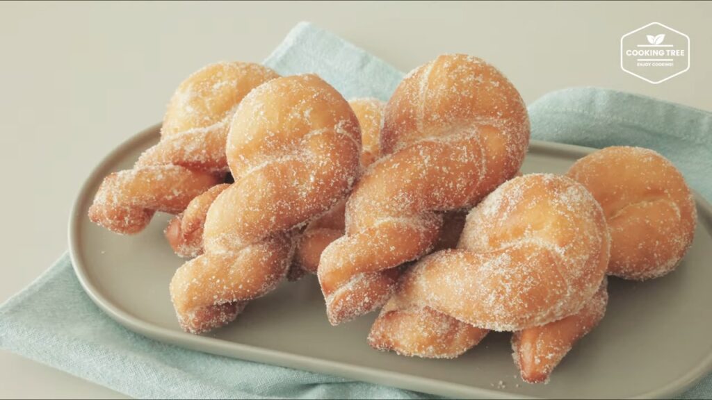 Chewy Twisted Donuts Kkwabaegi Recipe