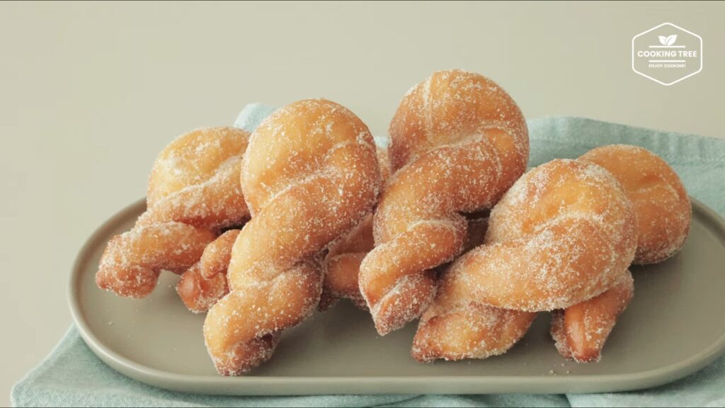 Chewy Twisted Donuts Kkwabaegi Recipe