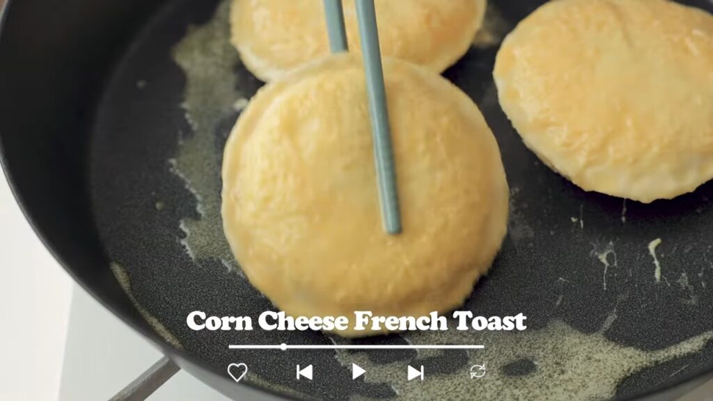 Corn Cheese French Toast Recipe