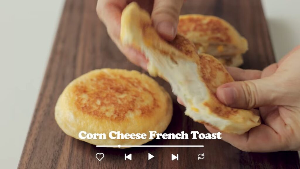 Corn Cheese French Toast Recipe