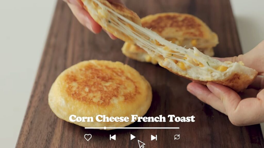 Corn Cheese French Toast Recipe
